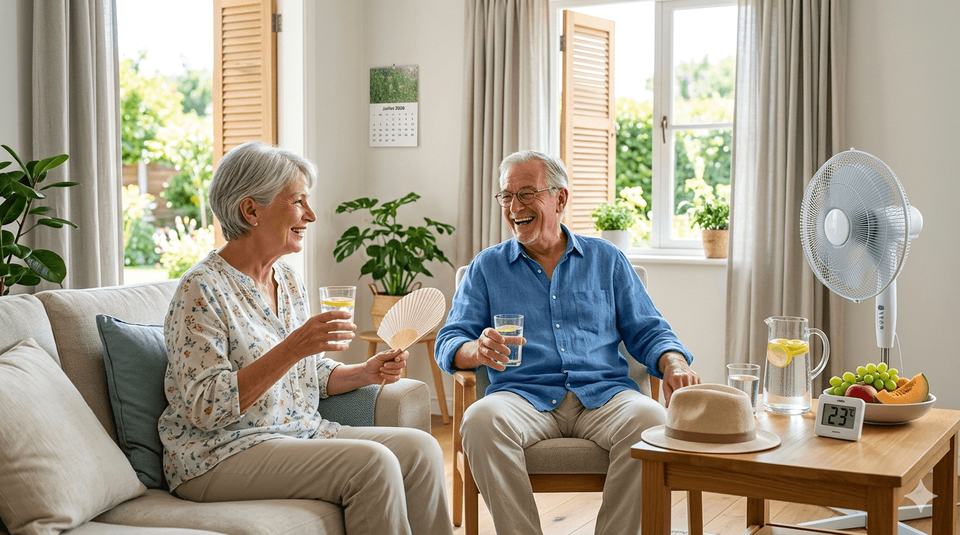 Canicule et seniors : Guide complet 2026 pour protéger nos aînés