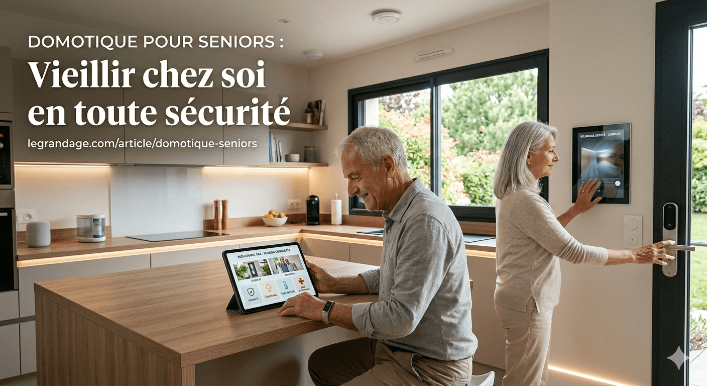 Domotique pour seniors : Comment la maison connectée permet de vieillir chez soi en toute sécurité?