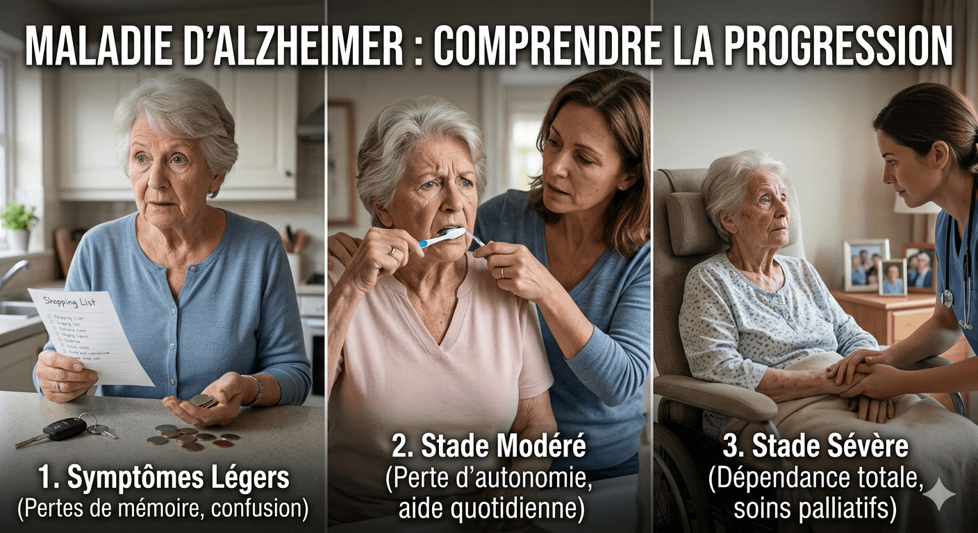 Maladie d'Alzheimer : Symptômes, Stades et Prise en Charge