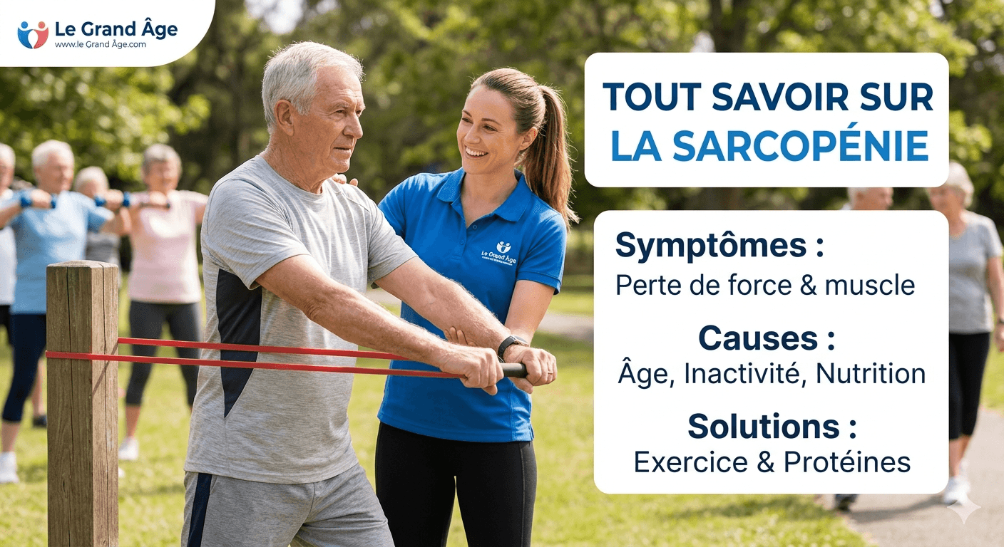 Tout savoir sur la sarcopénie : symptômes, causes et solutions